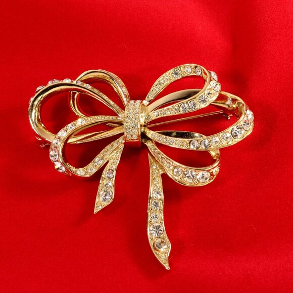 KENNETH JAY LANE for AVON – 1993 Vintage Bow Brooch - Picture 5 of 8